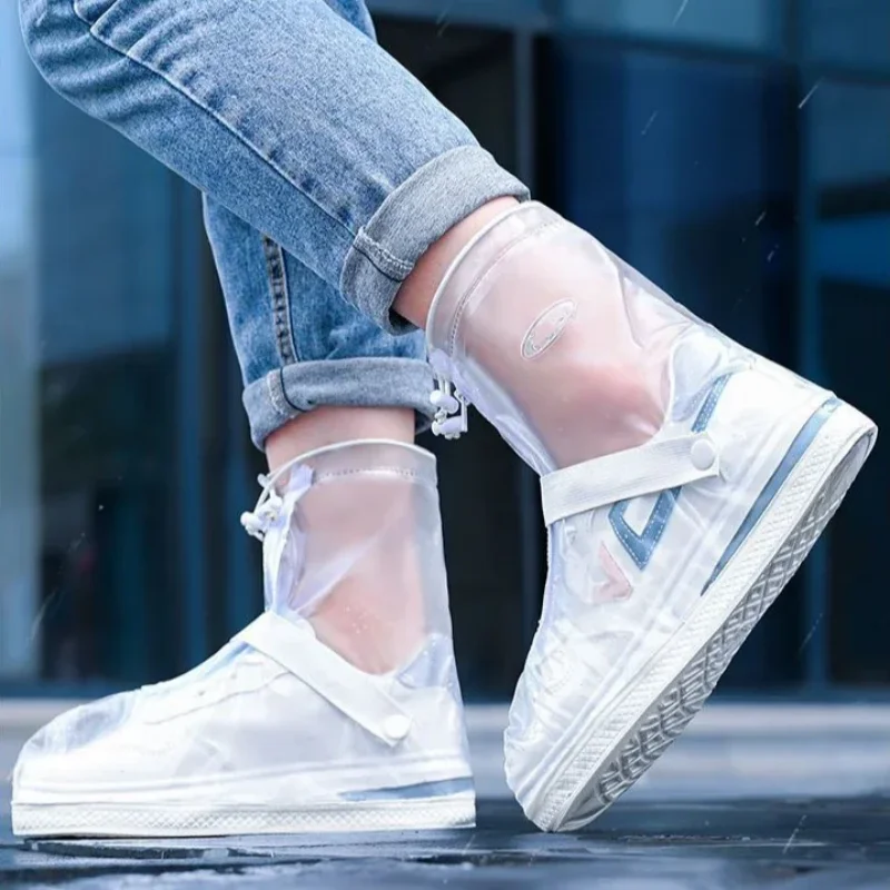 Cubierta impermeable para zapatos contra la lluvia, cubiertas antideslizantes reutilizables para botas de senderismo y ciclismo, protectores para zapatos, cubierta para botas de arena húmeda para lluvia y nieve