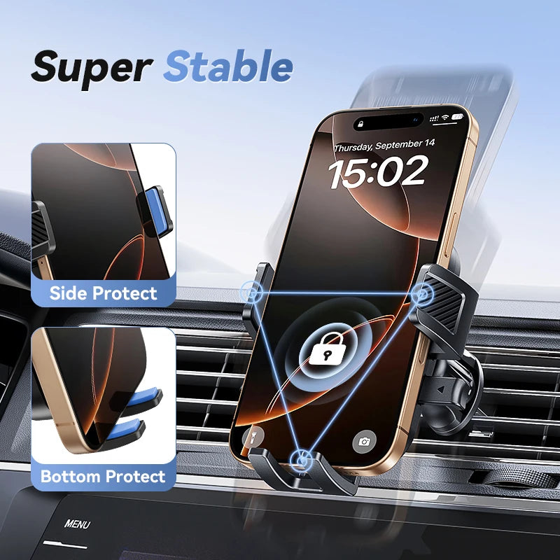 Joyroom Soporte para teléfono para automóvil 360 °   Soporte para teléfono con rotación de ventilación de aire para coche, soporte Universal para teléfono móvil manos libres para teléfonos de 4,7-6,9 pulgadas