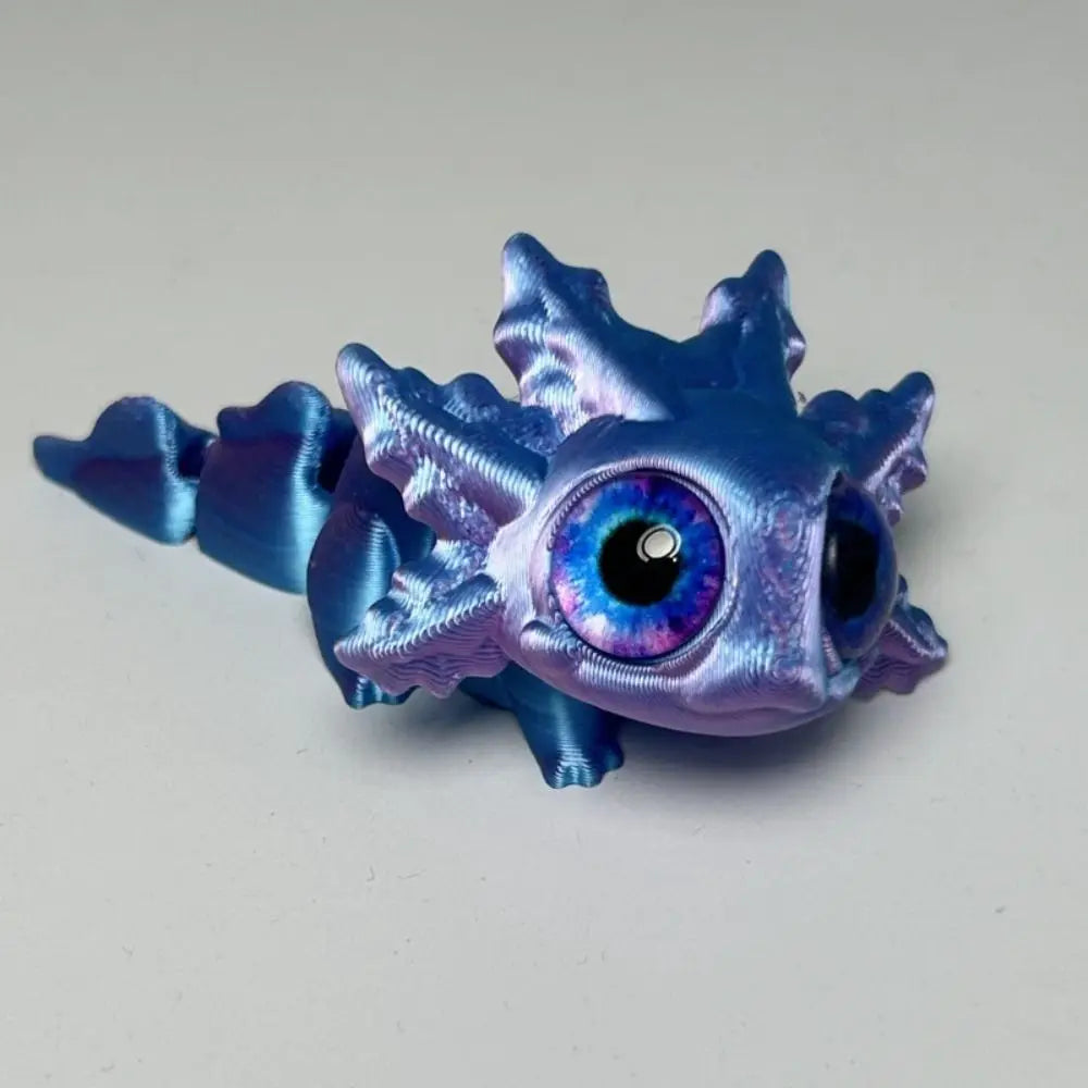 Diseño multiarticulado Impresión 3D Figuras Newt Piezas móviles Figuras de ojos de simulación impresas en 3D Dibujos animados realistas