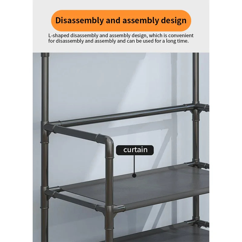 Zapatero multicapa para puerta, colgador de ropa multifuncional, estante para sombreros y zapatos, organizador Simple de pie para sala de estar Sto