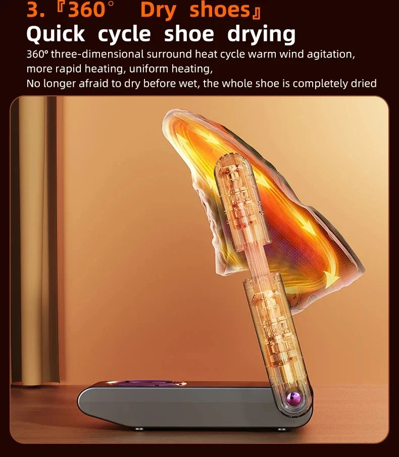 HOMEFISH Secador de zapatos eléctrico de estilo coreano 220 V - Calentador de calzado para desodorizar y esterilizar aparatos de uso doméstico