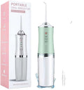 Irrigador Bucal Portátil Traje Limpiador Dientes Eléctrico Con3 Modes & 4 Nozzle Ipx7 Impermeable Portable Design Extraíble Y Lavable Inalambrica Usb Recargable Capacidad
