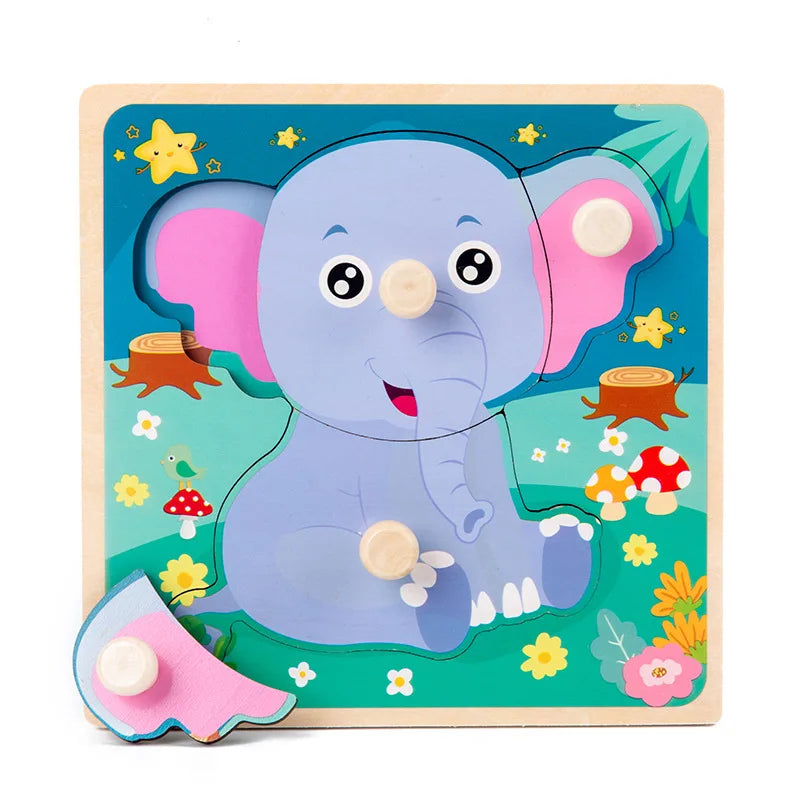 Rompecabezas Montessori para bebés juguetes de madera para niños de 1 2 y 3 años juegos educativos de aprendizaje para niños regalos de cumpleaños para niños
