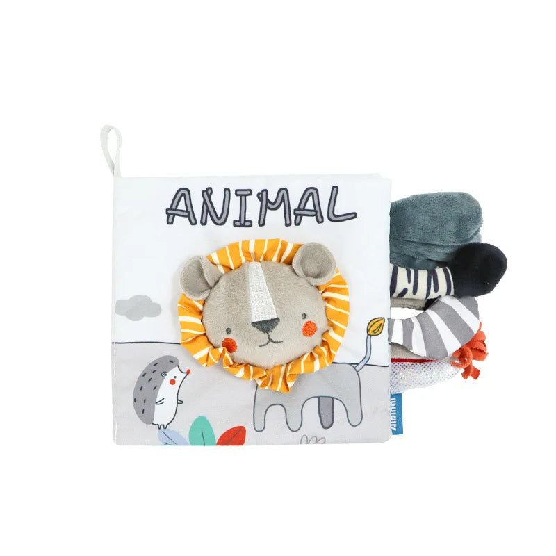 Libros suaves para bebés, juguetes 3D con tacto y sensación de tela arrugada, libros para bebés, niños, tacto y sensación arrugada, regalos para niños pequeños