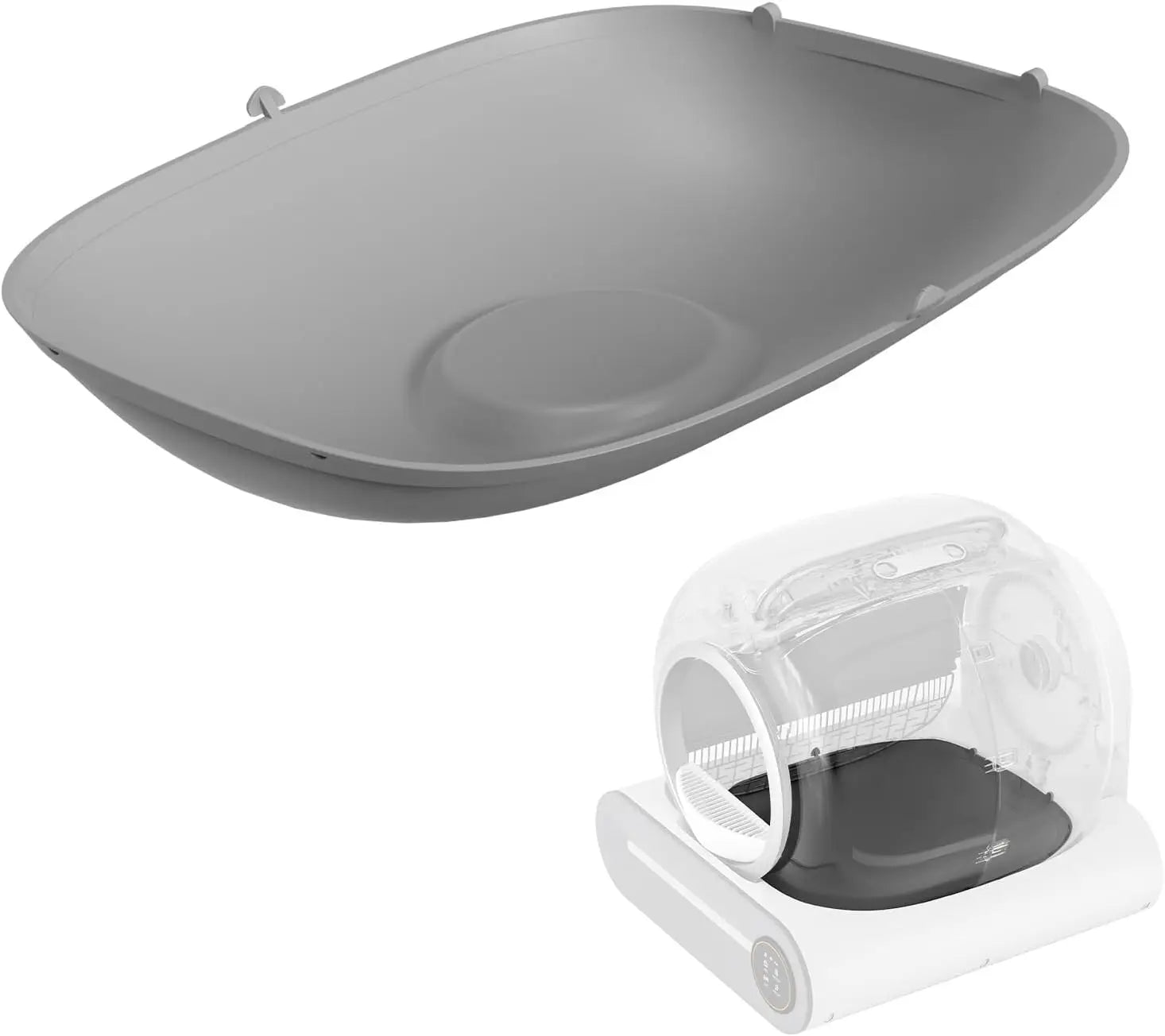 TONEPIE Accesorios para Caja de Arena Automática para Gatos, Puerta de Recambio para Contenedor de Inodoro Autolimpiable, Piezas de Repuesto, Suministros para Gatos