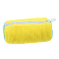 Bolsa duradera para lavadora de zapatos para todo tipo de zapatos, amarilla con cremallera azul, ideal para zapatillas de deporte y zapatos casuales, bolsa para lavar ropa