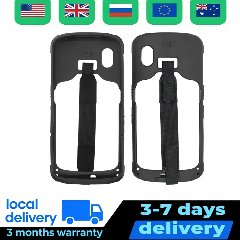 Funda protectora TC15 con correa de mano para computadora móvil portátil con escáner Zebra TC15, cubierta de parachoques resistente
