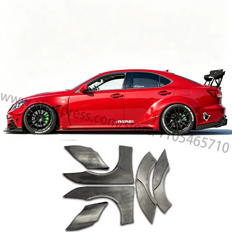 Para Lexus IS250, IS300, 2006-2012, Pasos de Rueda, Guardabarros Anchos IS300 y Kit de Carrocería. Desarrollo e Investigación, y Producción Independientes de Fábrica.