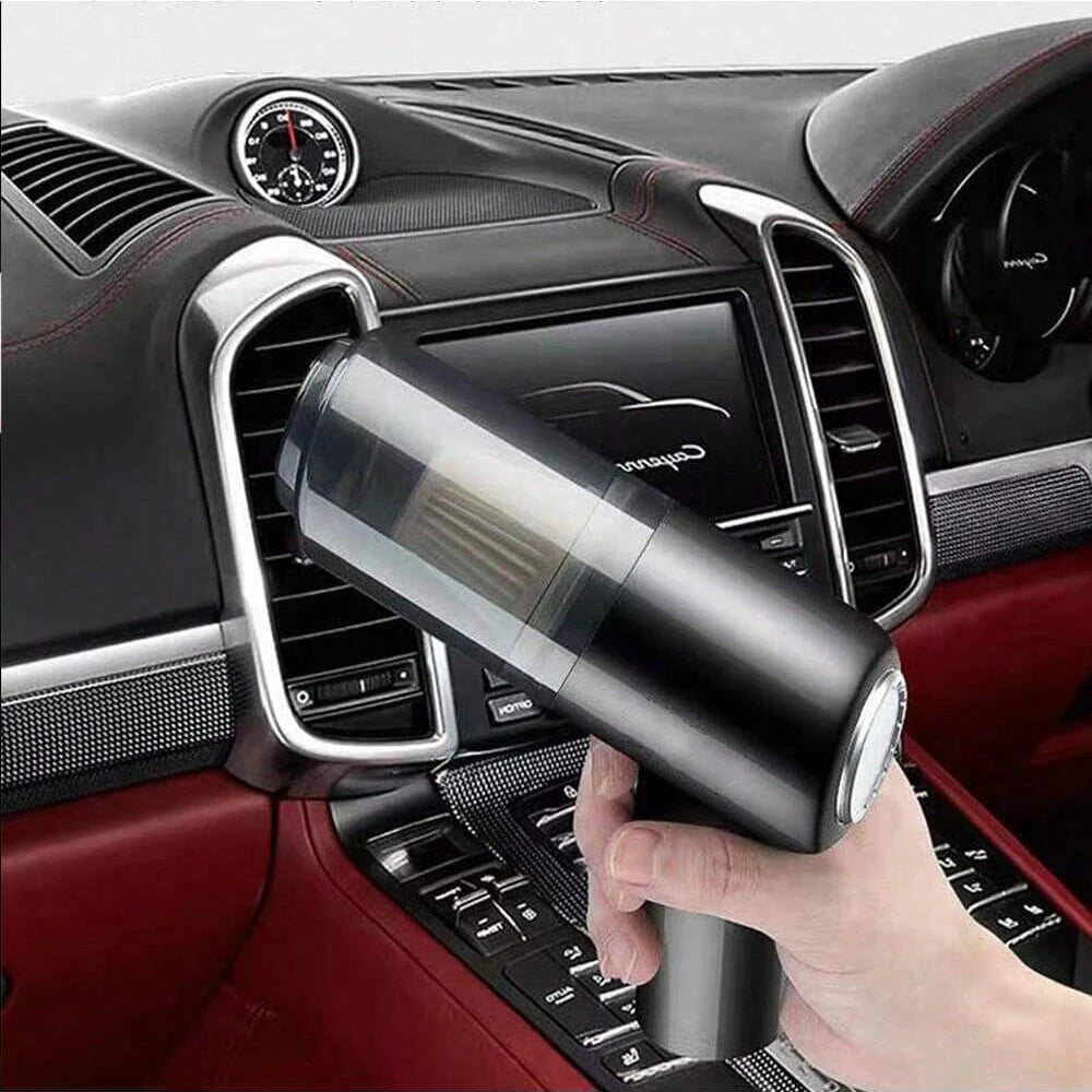 Aspiradora 3 en 1 con función de succión y soplado integradas, aspiradora combinada con carga USB, aspiradora pequeña para coche y hogar