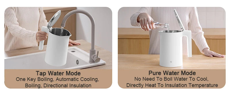 NUEVO Hervidor Inteligente MIJIA 2 Pro, Hervidor Eléctrico, Electrodomésticos de Cocina, Pantalla LED, Temperatura Constante Inteligente 24H, Samovar -220V, CN
