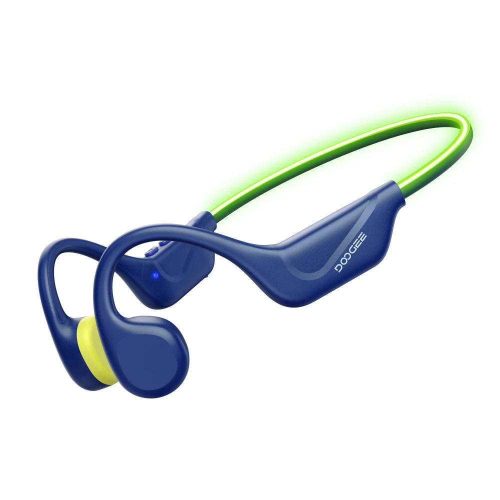 Audífonos DOOGEE BoneBeat Run Ray con Conducción Ósea, 10 Horas de Duración, Bluetooth 6.0, Dinámicos, Deportivos, Ligeros, Inalámbricos, de Diseño Abierto