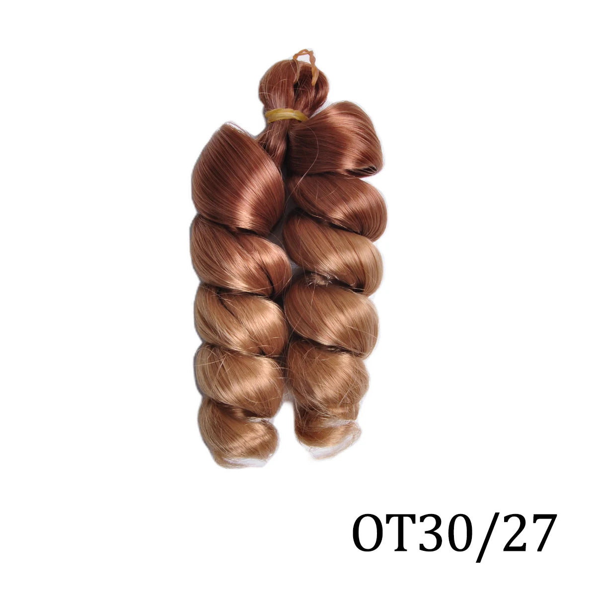 Extensiones de cabello trenzado rizado en espiral de pelo sintético de 12 pulgadas, pelo rizado rosa ombré, rizos franceses, pelo de ganchillo trenzado para mujer