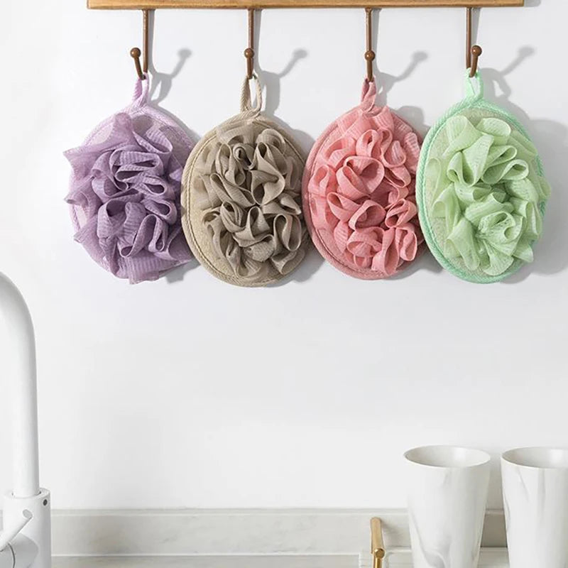 Nuevo Esponjón Exfoliante Corporal de Lufa para Ducha, Bola de Masaje, Toalla de Baño, el Mejor Exfoliante Corporal para Ducha y Baño