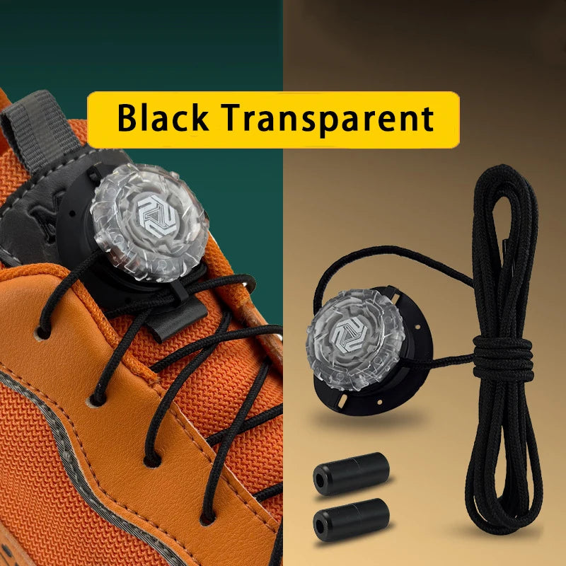 Cordones automáticos para zapatos sin nudos, cordones con hebilla giratoria, cordones gruesos para zapatillas, cordones rápidos para niños y adultos, unisex.