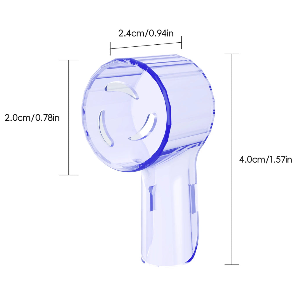 4 Uds. Compatible con cabezales de cepillo de dientes eléctrico Oral B iO, cubiertas a prueba de polvo, tapa protectora para todas las cabezales de cepillo de dientes redondos