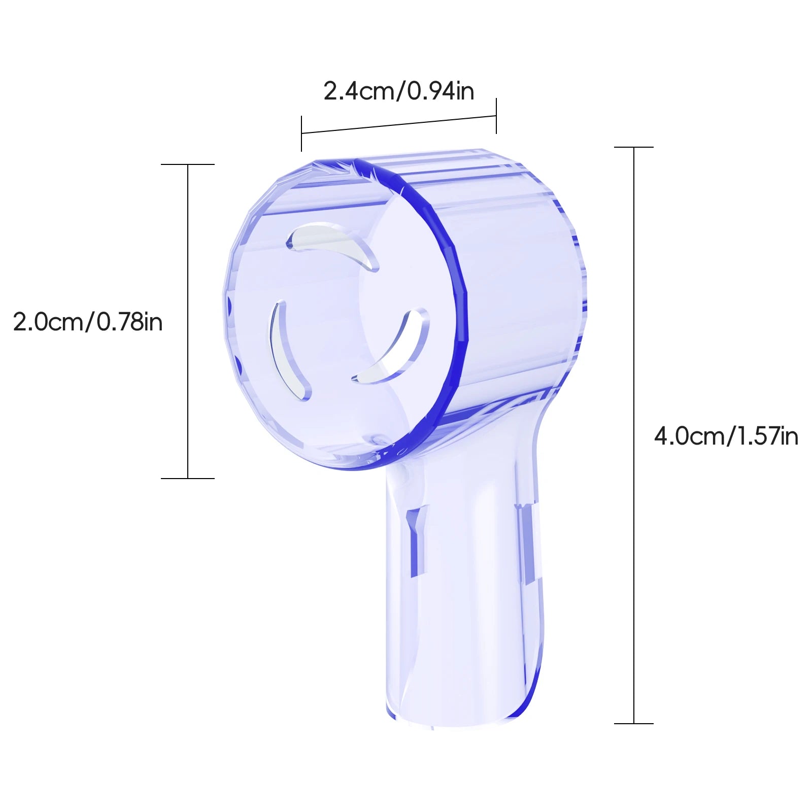 4 Uds. Compatible con cabezales de cepillo de dientes eléctrico Oral B iO, cubiertas a prueba de polvo, tapa protectora para todas las cabezales de cepillo de dientes redondos