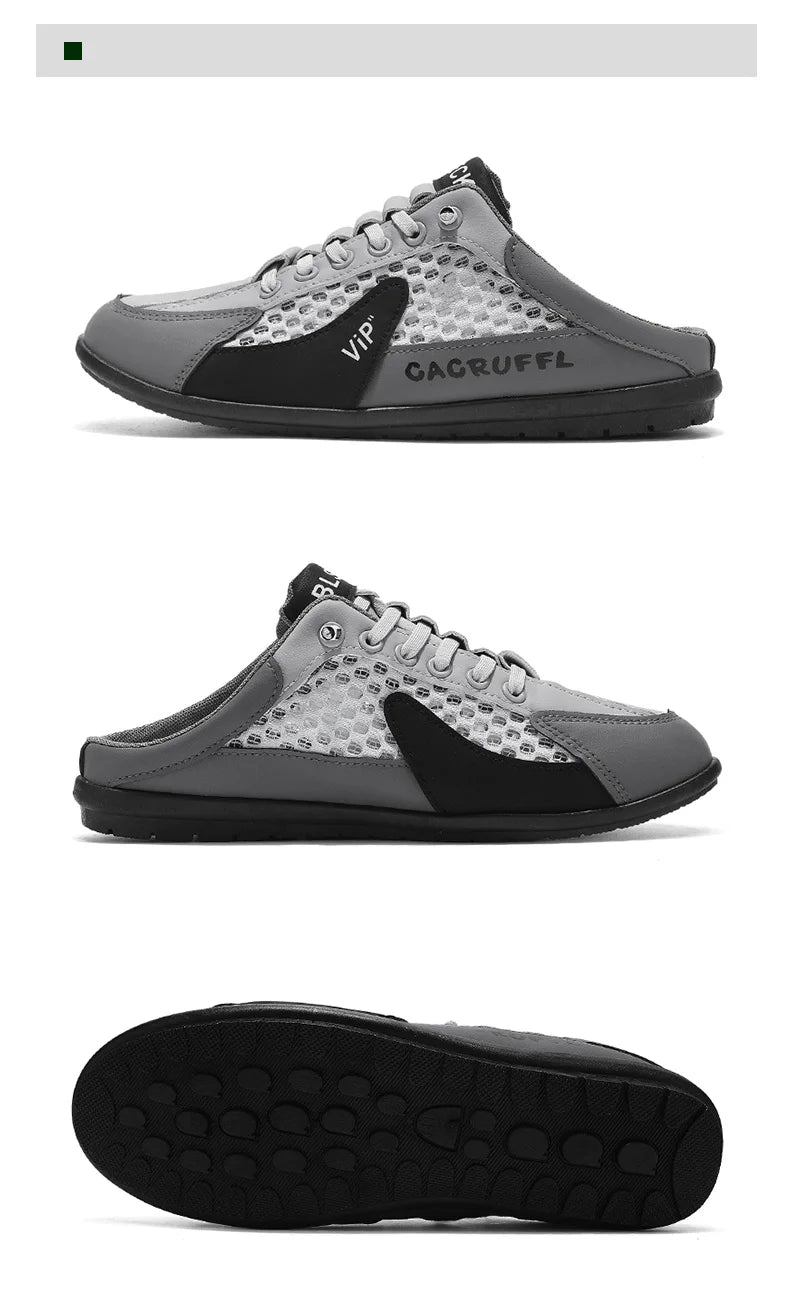Zapatos de Hombre Estilo Verano 2026, Diseño Cerrado y Deslizante con Malla Transpirable, Mocasines Modernos y Transpirables