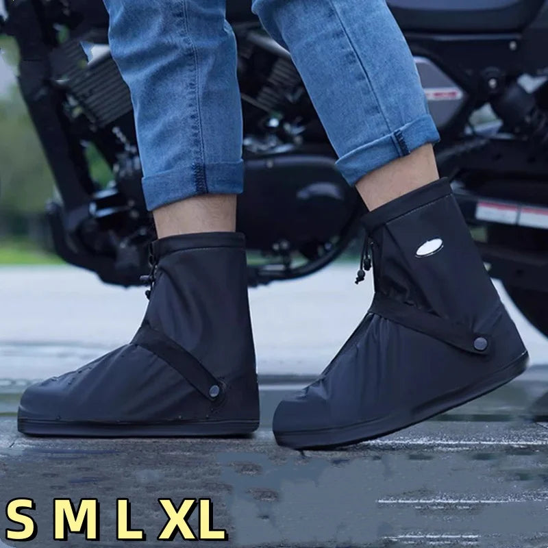 Cubierta impermeable para zapatos contra la lluvia, cubiertas antideslizantes reutilizables para botas de senderismo y ciclismo, protectores para zapatos, cubierta para botas de arena húmeda para lluvia y nieve
