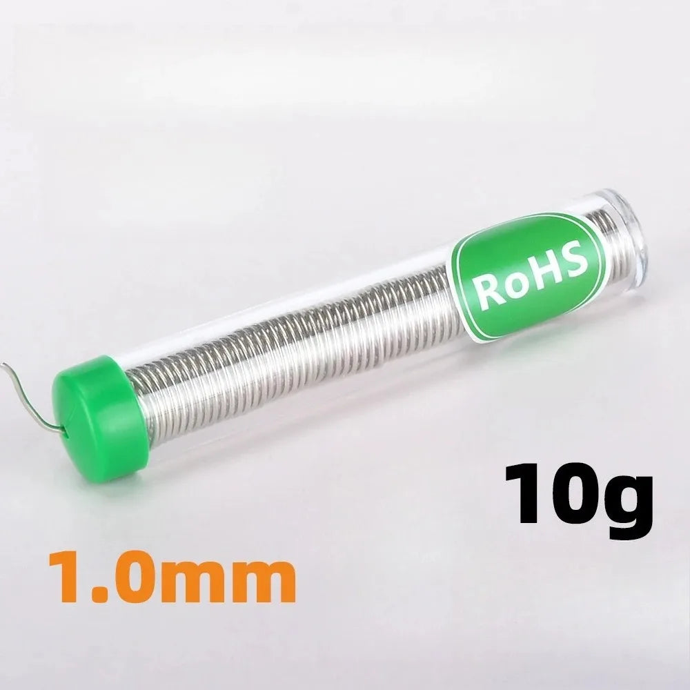 Alambre de Soldadura sin Plomo de Bajo Punto de Fusión 10/20g/30g, Bobina Sn99.3/Cu0.7 de Alta Pureza, Fundente Ecológico para Mantenimiento