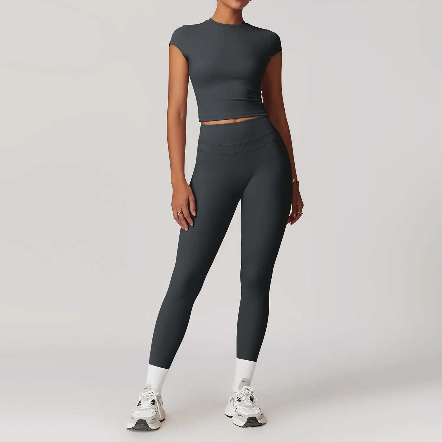 Ropa deportiva de 2 piezas para mujer, conjunto de Yoga, ropa de gimnasio, ropa deportiva, trajes de Yoga, conjunto de Fitness, chándales, Sujetador deportivo, mallas de cintura alta para gimnasio