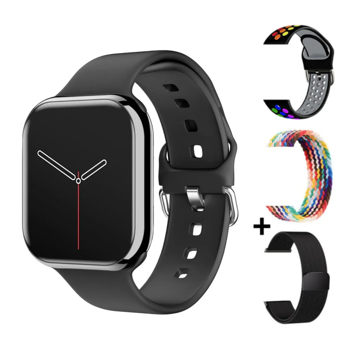 Nuevo reloj inteligente serie X para hombre y mujer, con monitor de presión arterial, llamadas por Bluetooth, NFC, monitorización del sueño, carga inalámbrica, reloj deportivo compatible con IOS y Android.