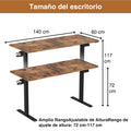 Escritorios de ordenador ajustables en altura, mesa de ordenador de pie, estación de trabajo de elevación moderna, gancho para auriculares, escritorio para juegos, escritorios de oficina en casa