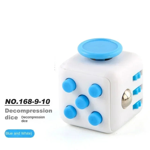 Juguete de descompresión para niños y adultos, cubos antiestrés infinitos, juguetes antiestrés, juegos antiestrés para adultos, 2 uds.