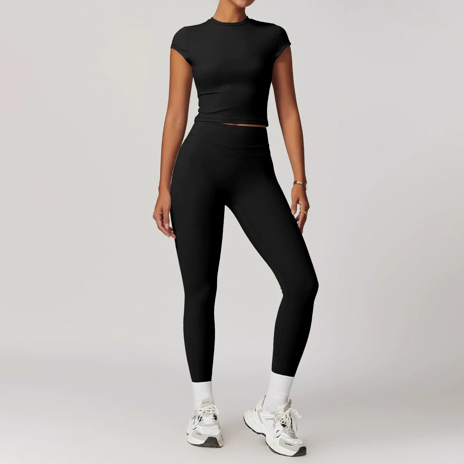 Ropa deportiva de 2 piezas para mujer, conjunto de Yoga, ropa de gimnasio, ropa deportiva, trajes de Yoga, conjunto de Fitness, chándales, Sujetador deportivo, mallas de cintura alta para gimnasio