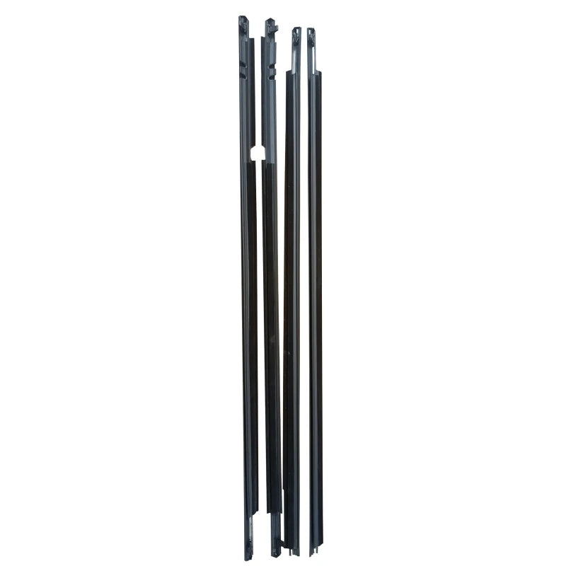 Burletes para Ventanas Laterales de Coche, Tiras de Sellado de Goma para Ventanas de Vidrio del Lado del Pasajero, para Toyota Corolla 2008-2013