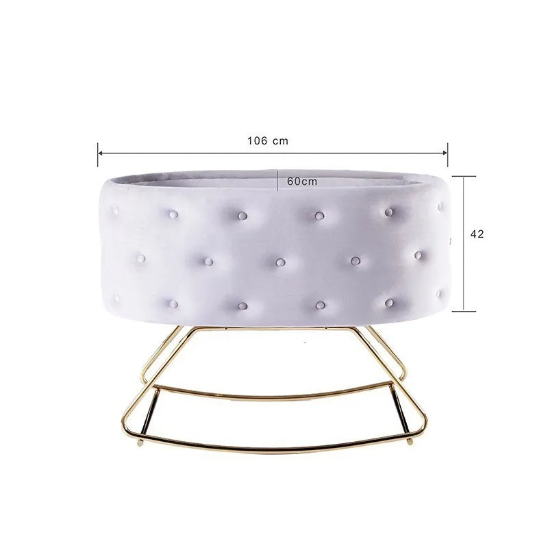 Cuna para recién nacido, cuna coaxial para bebé, artefacto relajante, cesta para dormir, mecedora Natural, columpio de seguridad para bebé