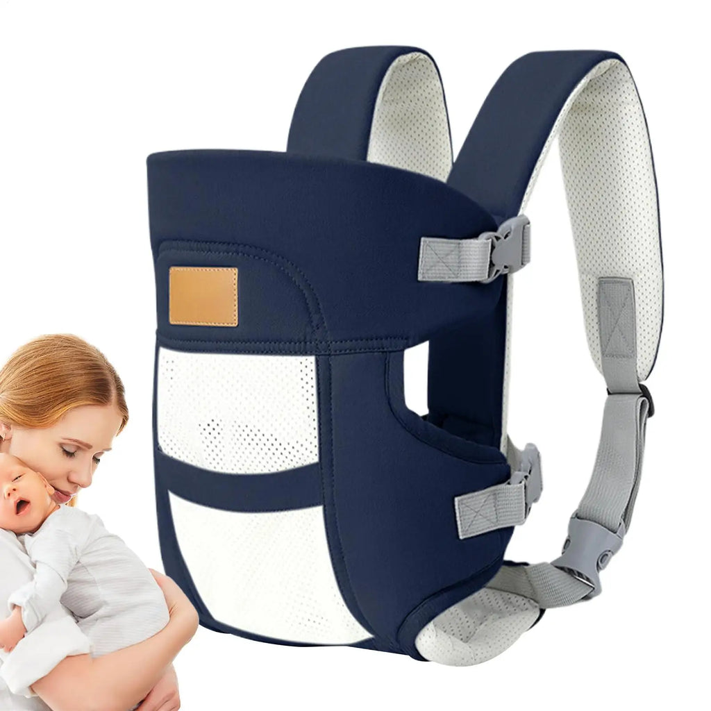 Soporte para bebé, portabebés ligero, ergonómico, transpirable, bolsa con eslinga Horizontal, soporte para la cabeza ajustable para paseos en la naturaleza