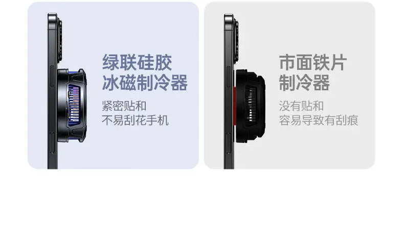 Nuevo Enfriador de Teléfono Magnético con Semiconductor de Enfriamiento Rápido y Bajo Ruido para iPhone, Android, iPad y Tabletas UGREEN