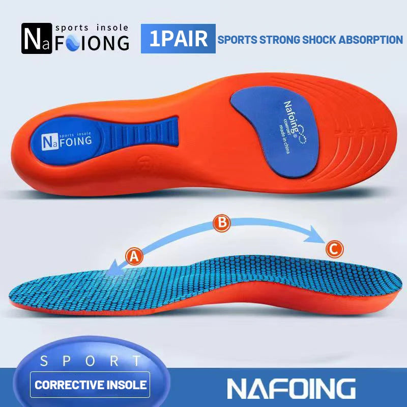 Plantillas ortopédicas deportivas para pies, hombres y mujeres, zapatos transpirables de EVA con absorción de impacto, plantilla para correr, baloncesto, almohadillas de cuidado deportivo