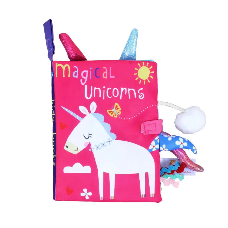 Libros suaves para bebés, juguetes 3D con tacto y sensación de tela arrugada, libros para bebés, niños, tacto y sensación arrugada, regalos para niños pequeños