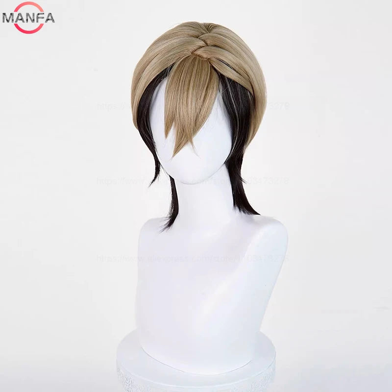 Peluca de cosplay de Gachiakuta Anime Rudo Zanka Riyo Reaper Guita Eishia Stilza Amo Empool, peluca corta, pelucas sintéticas resistentes al calor