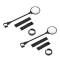 DOMEN-espelhos retrovisores para manillar de bicicleta, giratorios 360 para bicicleta, motocicleta, manguera flexible, espejo retrovisor gran angular ajustable