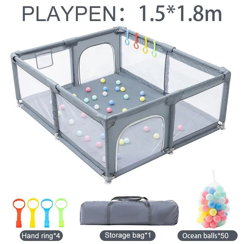 Parque infantil para bebés, recién llegado, parque infantil para bebés de 6 meses a 6 años, parque infantil para niños, valla de seguridad interior para bebés