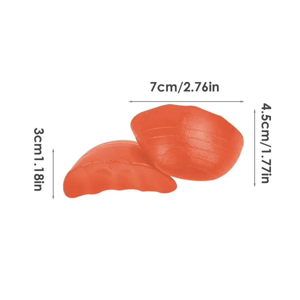 Rellenos de dedos para zapatos, relleno de zapatos de espuma de PU suave y grueso, 1 par de inserciones para los dedos, embutidor de zapatos cómodo antidesgaste para zapatos informales