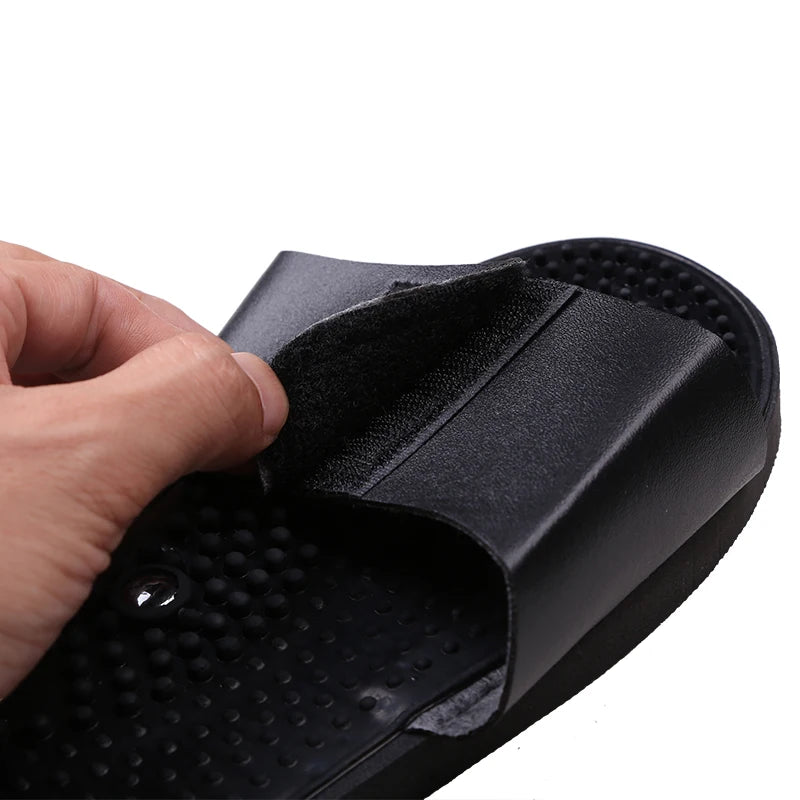 Zapatillas masajeadoras eléctricas Tens para terapia muscular, zapatos, masajeador de pies relajante corporal para masajeador Estimulador eléctrico