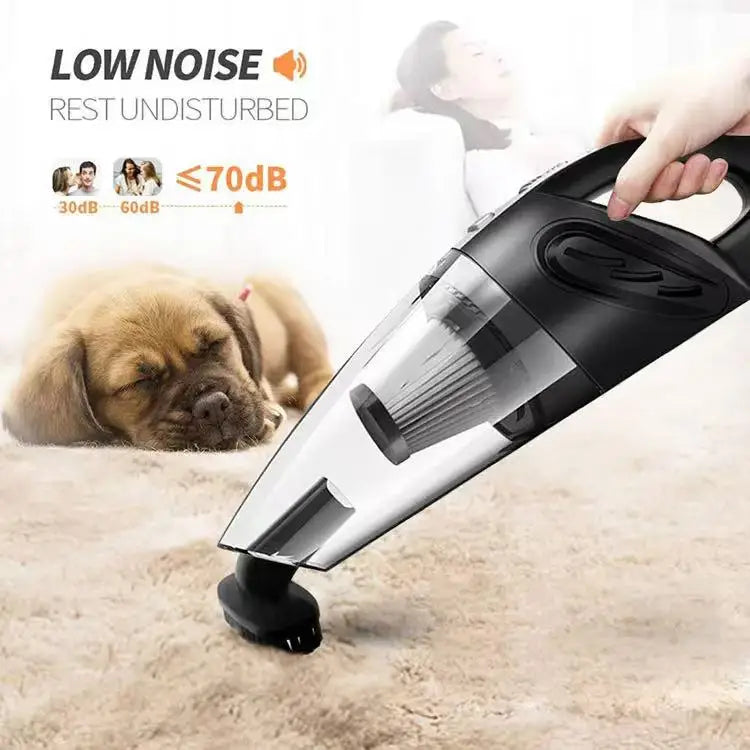 Aspiradora inalámbrica portátil, aspiradora de mano recargable con succión potente, carga rápida para pelo de mascota en casa y coche