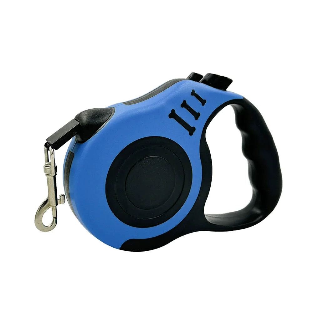Correa Retráctil Automática para Mascotas, Cuerda de Nailon Resistente para Pasear Perros, Cuerda de Tracción Ajustable para Gatos, Dispositivo de Tracción Antirrotura para Mascotas