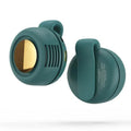 Ventilador Whirlwind sin hojas con diseño de botón portátil, miniventilador portátil silencioso con carga USB para viajes en casa y al aire libre