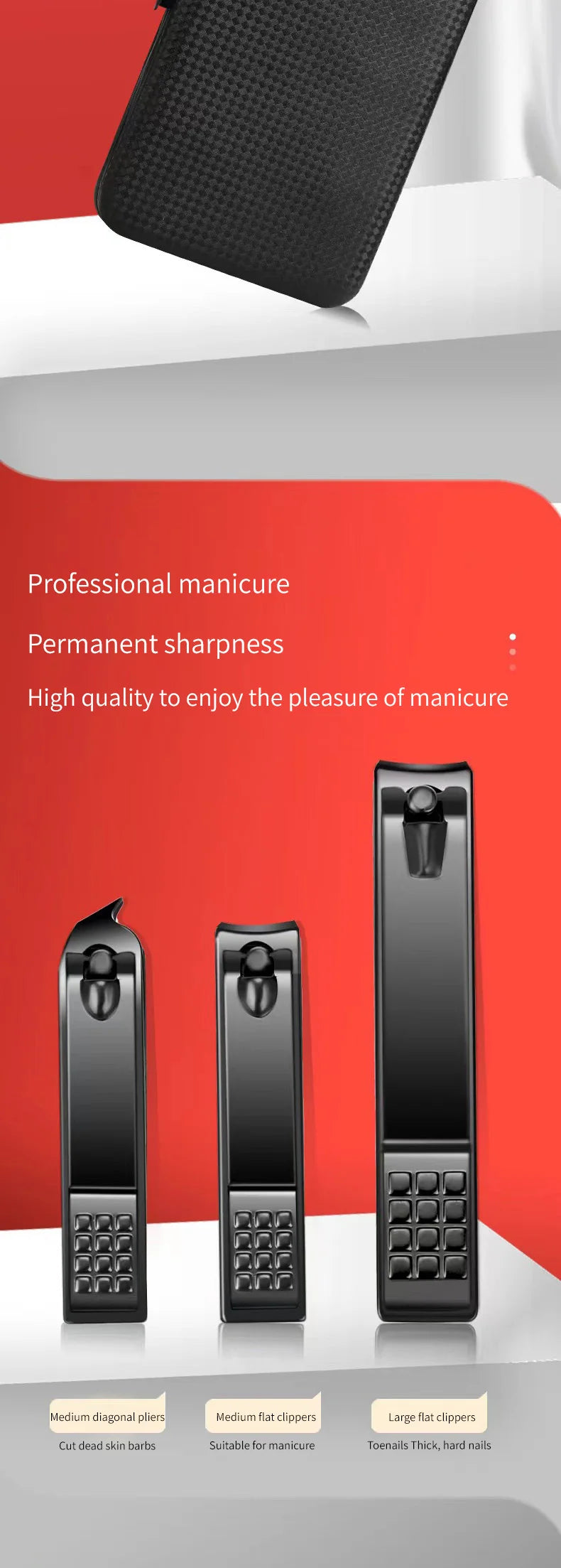 Juego de cortaúñas para manicura, herramientas de belleza prácticas, recortador de uñas, cuchillo de pedicura, cuchillo para pelar orejas