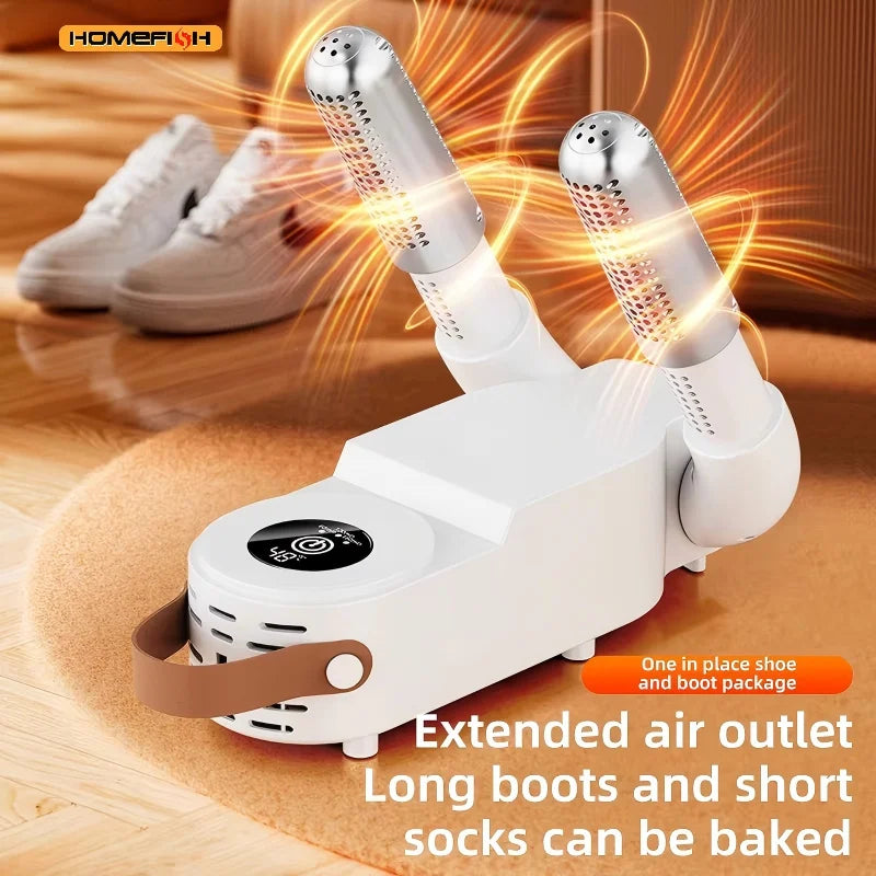 HOMEFISH Secador de zapatos eléctrico de estilo coreano 220 V - Calentador de calzado para desodorizar y esterilizar aparatos de uso doméstico