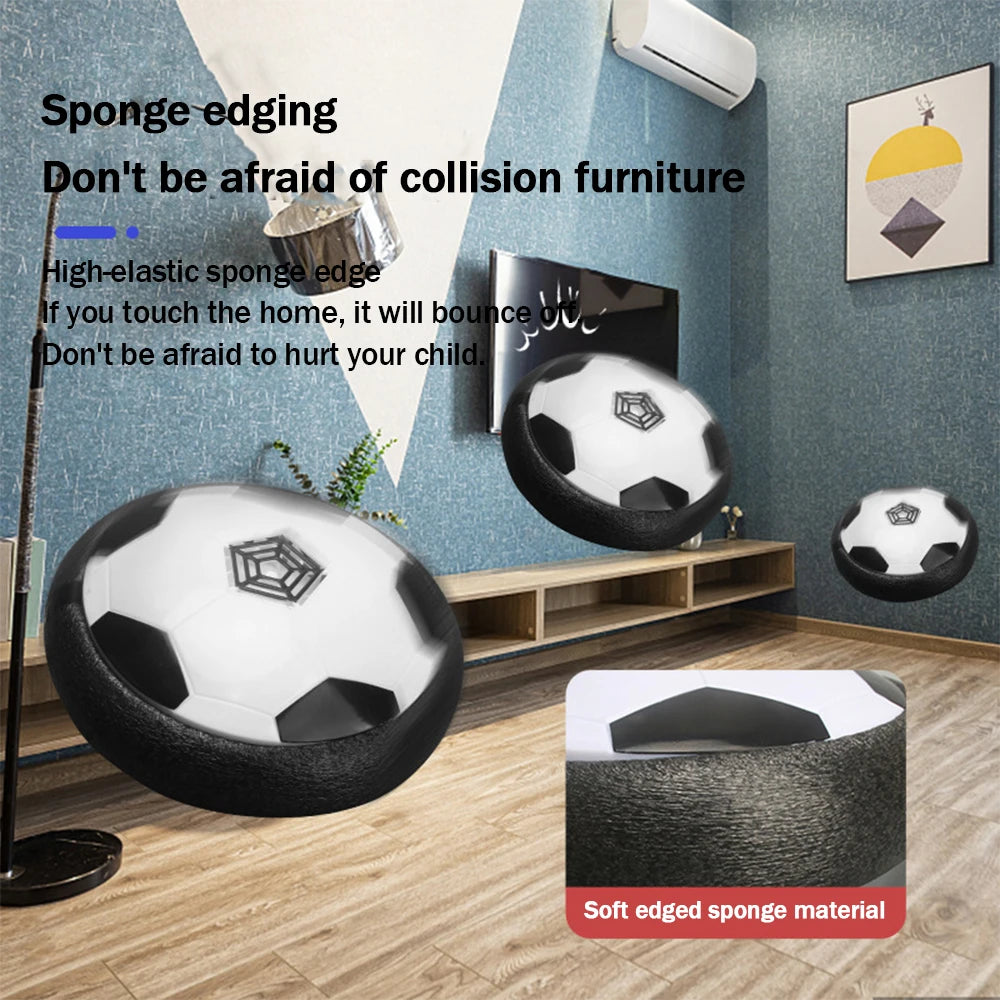 HOMEFISH 1 Pieza de Balón de Fútbol Eléctrico con Cojín de Aire, Tipo Batería, para Ejercicio en Interiores, para Padres e Hijos