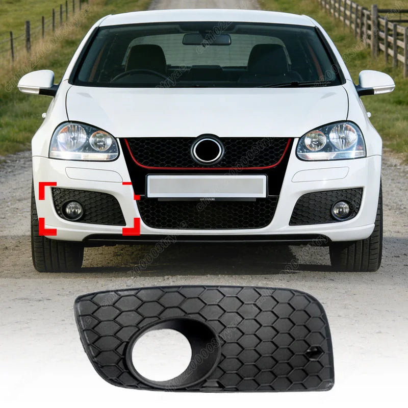 Para Volkswagen Golf MK5 Jetta GLI GTI 2006 2007 2008 2009 4 Uds parachoques delantero inferior Honeycomb malla rejilla modificación cuerpo Kit