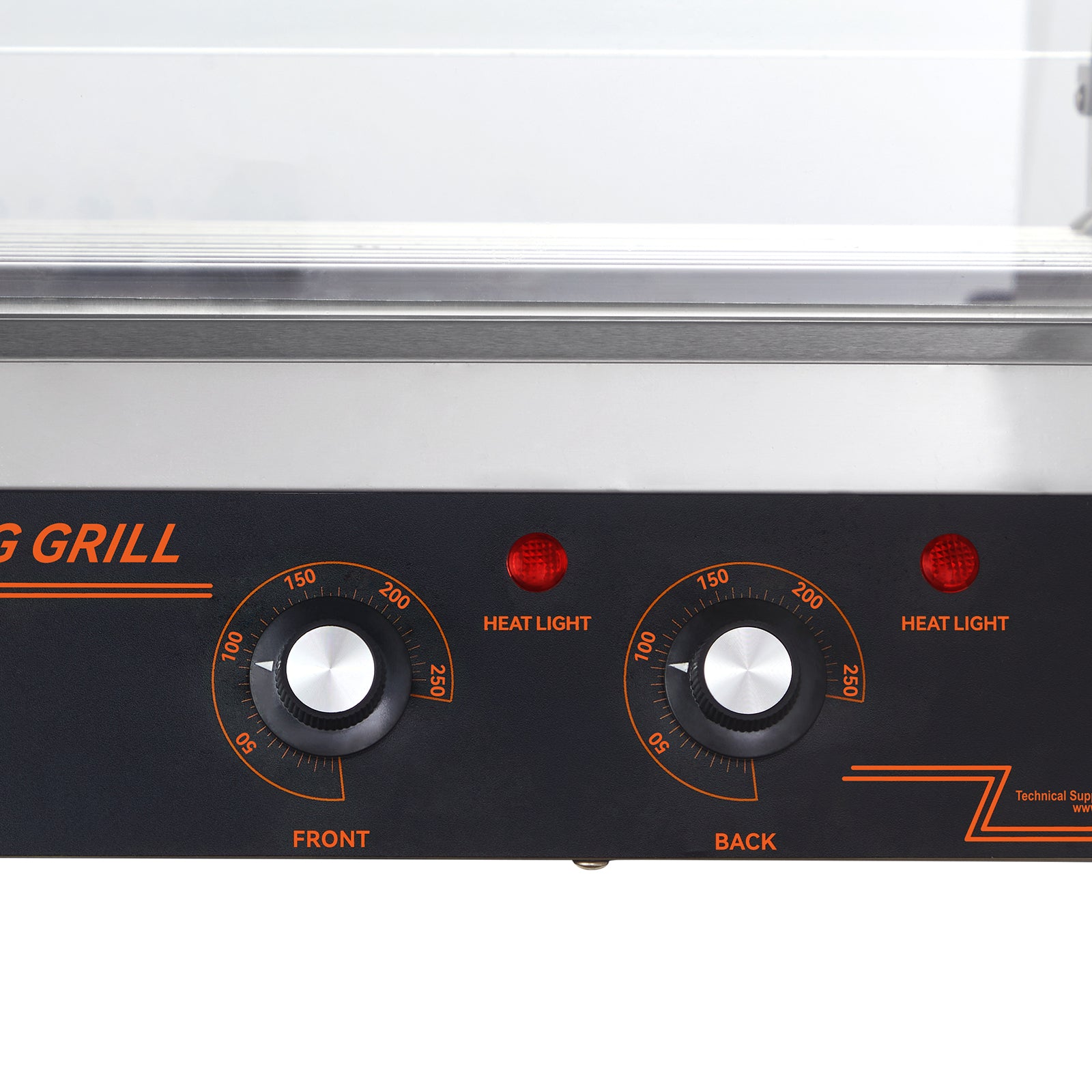 SucceBuy 5/7/11 rodillo comercial para perritos calientes máquina eléctrica para hacer salchichas barbacoa parrilla para Camping fiesta electrodoméstico 110V