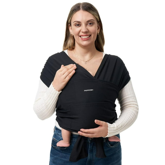Momcozy Portabebés Eslingas Portabebés Negro 3,6 a 17 kg
