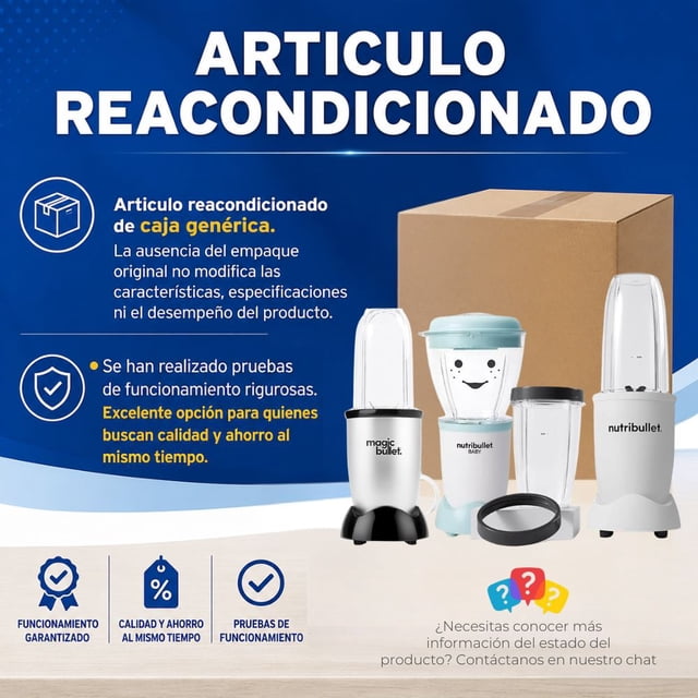 Licuadora Personal NutriBullet ProPlus 32 Oz de Acero Inoxidable con Cuchilla Extraíble 1200W