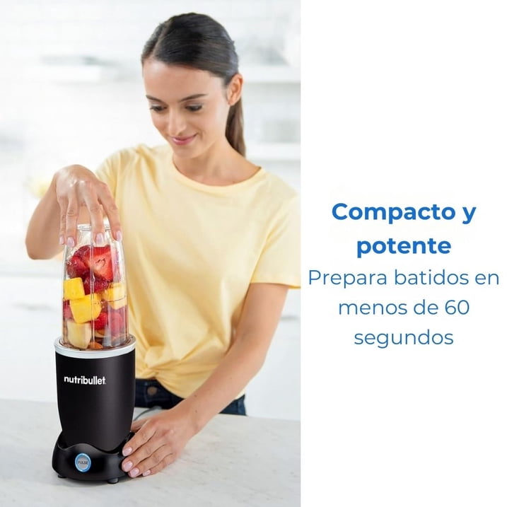 Licuadora Personal NutriBullet ProPlus 32 Oz de Acero Inoxidable con Cuchilla Extraíble 1200W